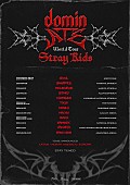 Stray Kids「Stray Kids史上最大規模のワールドツアー【dominATE】開催決定、日本公演は東京ドーム＆京セラドーム大阪で」1枚目/2