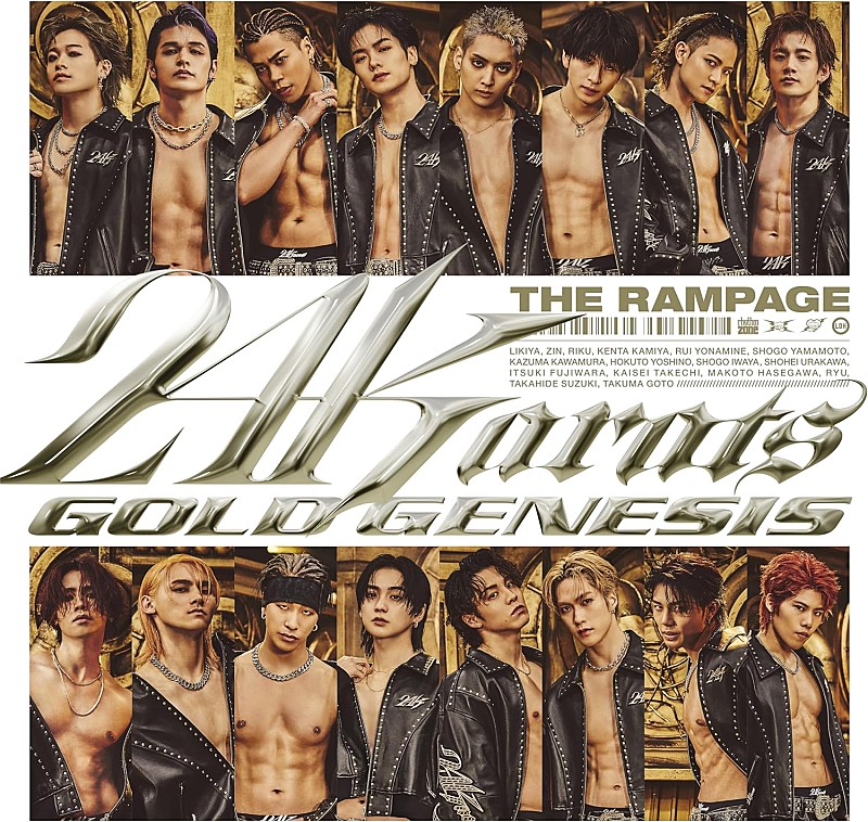 THE RAMPAGE from EXILE TRIBE「【先ヨミ】THE RAMPAGE『24karats GOLD GENESIS』21.3万枚で現在シングル1位　STARTO for youが続く」1枚目/1