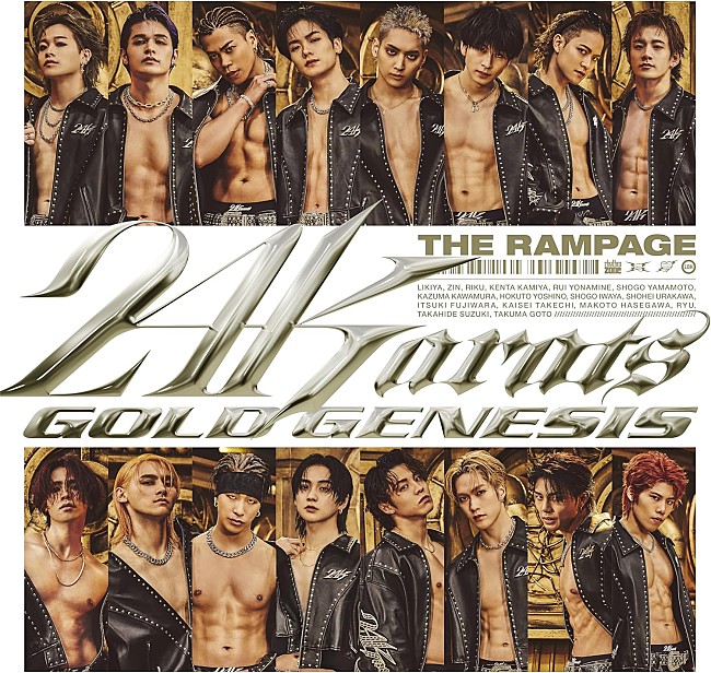 THE RAMPAGE from EXILE TRIBE「【ビルボード】THE RAMPAGE『24karats GOLD GENESIS』32.6万枚でシングル・セールス首位、自身最高の初週売上」1枚目/1