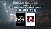 SUPER BEAVER「SUPER BEAVER、ライブ映像作品集のダイジェスト公開」1枚目/2