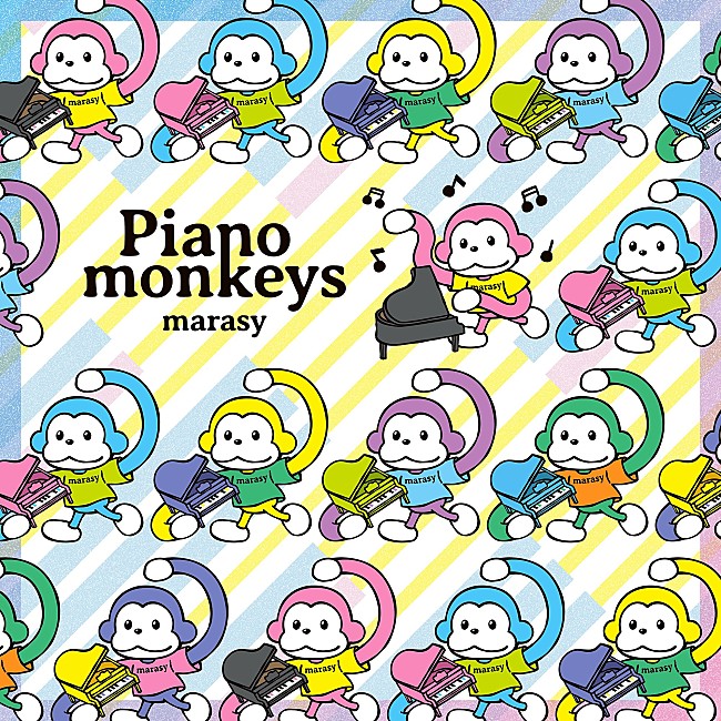 まらしぃ「◎リリース情報
まらしぃ5thオリジナルピアノソロアルバム『Piano monkeys』
2024/11/27 RELEASE
＜初回生産限定盤（透明フィルムジャケット）＞
SCGA-00291　3,100円（tax in.）
＜通常盤＞
SCGA-00292　3,000円（tax in.）」9枚目/9