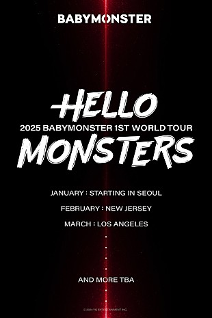 BABYMONSTER「BABYMONSTER、初のワールドツアー発表」