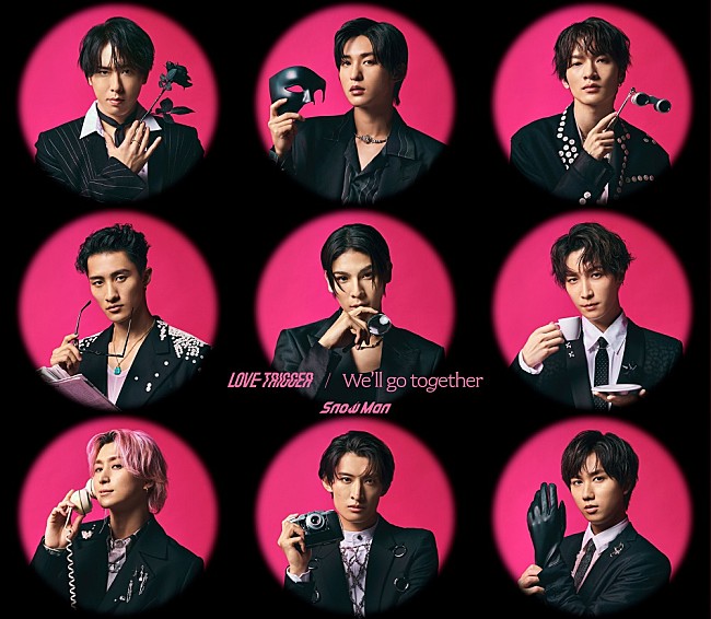 「【ビルボード 2024年 年間Top Singles Sales】Snow Manが1位＆2位を独占、『LOVE TRIGGER / We&#039;ll go together』が年間を制す」1枚目/1