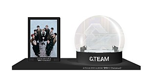 「&amp;TEAM公式ペンラ型の巨大スノードーム、渋谷に期間限定で登場」