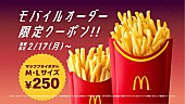 「の「マックフライポテト M・L サイズ 250円クーポン」」7枚目/8