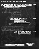 「SEVENTEENのユニット・HxW、1stシングルアルバム『BEAM』トラックリスト公開」1枚目/1