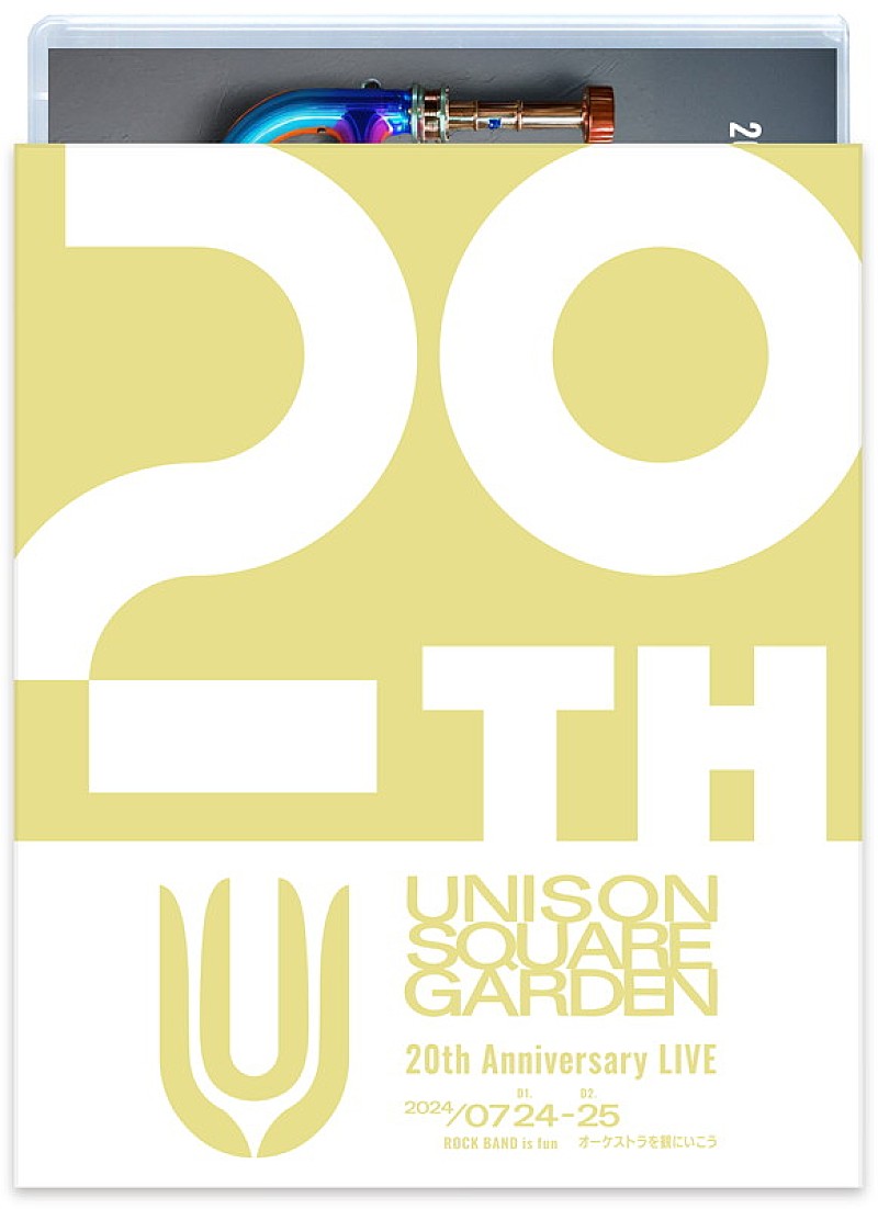 「UNISON SQUARE GARDEN
LIVE Blu-ray＆DVD『UNISON SQUARE GARDEN 20th Anniversary LIVE &quot;ROCK BAND is fun&quot; 2024.07.24 / &quot;オーケストラを観にいこう&quot; 2024.07.25 at Nippon Budokan』」2枚目/2