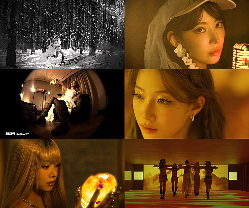 「LE SSERAFIM、パワフル&ユニークな振り付けの「HOT」MVティザー第1弾を公開」1枚目/1