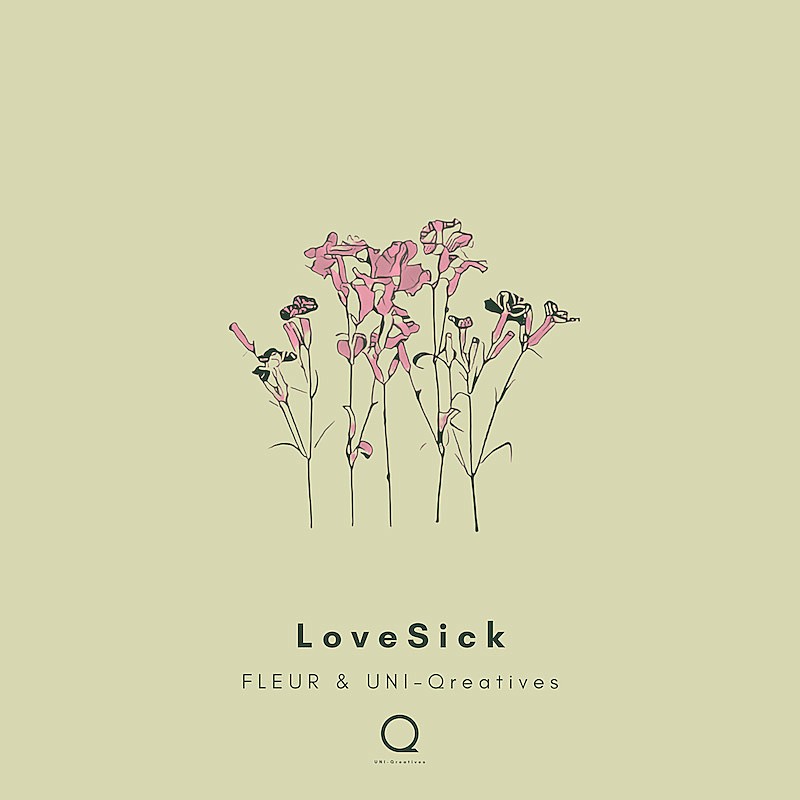 「FLEUR＆UNI-Qreatives、コラボ曲 「LoveSick」リリース」1枚目/2