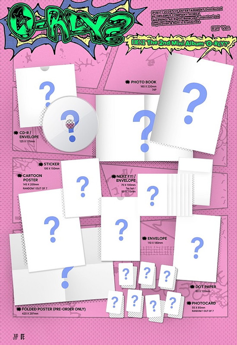 「NEXZ ミニアルバム『O-RLY?』一般盤（RLY Ver. ）」3枚目/6