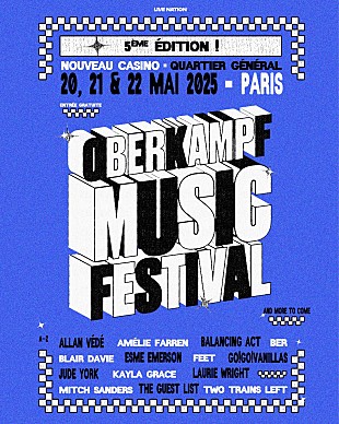 「go!go!vanillas、パリの【Oberkampf Music Festival 2025】に出演決定」