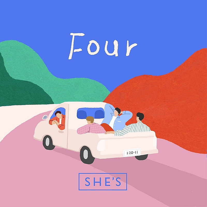 SHE’S、新曲「Four」6/4リリース決定 