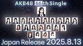 「AKB48結成20周年記念シングル、前田敦子／高橋みなみ／小嶋陽菜／指原莉乃も参加」1枚目/5