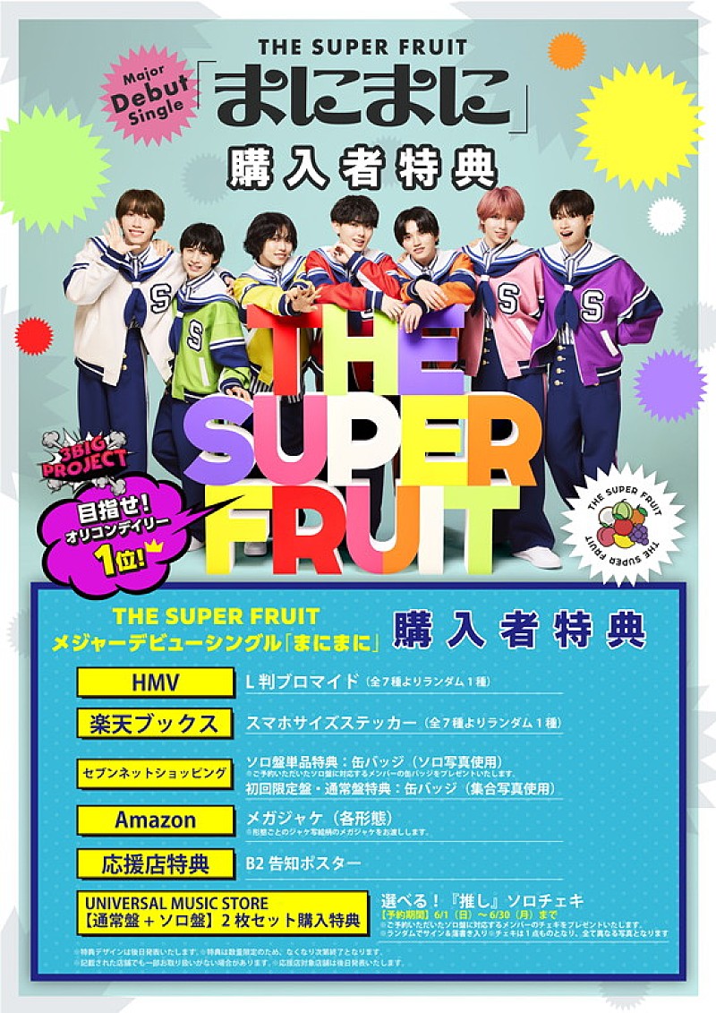 「THE SUPER FRUIT シングル『まにまに』購入者」4枚目/6