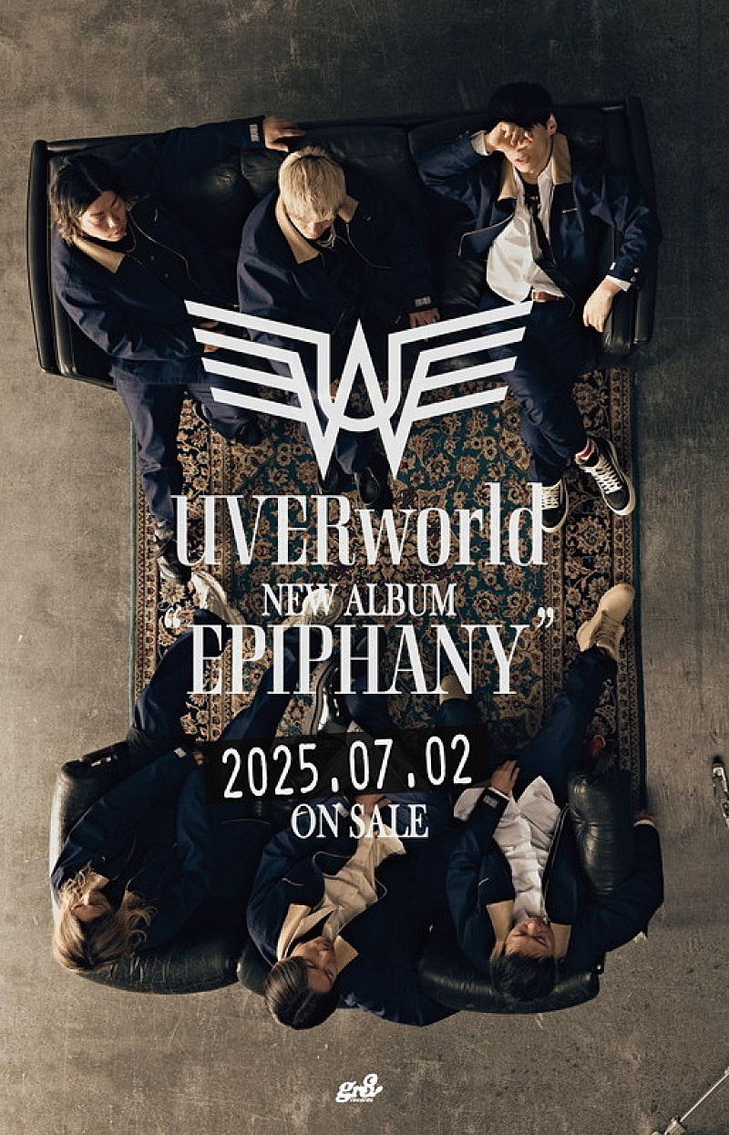 「UVERworldのニューアルバム『EPIPHANY』は全12曲、“UVERちゃん”も復活」1枚目/2
