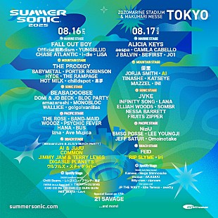 「【SUMMER SONIC 2025】Billboard Live &amp; JUJU&#039;s BEACH PARTYにAI、コモン、ジャム&amp;ルイスら登場」
