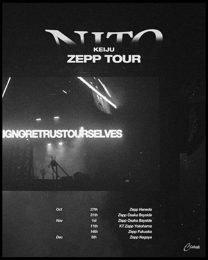「KEIJU、全国5都市を巡る【KEIJU N.I.T.O. ZEPP TOUR】開催決定」1枚目/2