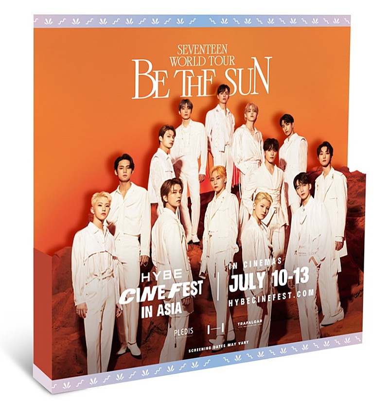「『SEVENTEEN WORLD TOUR [BE THE SUN]  - HYBE CINE FEST IN ASIA』スタンディ」5枚目/7