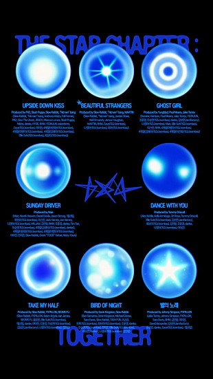 「TOMORROW X TOGETHER、メンバーも積極的に制作参加『The Star Chapter: TOGETHER』トラックリスト公開」