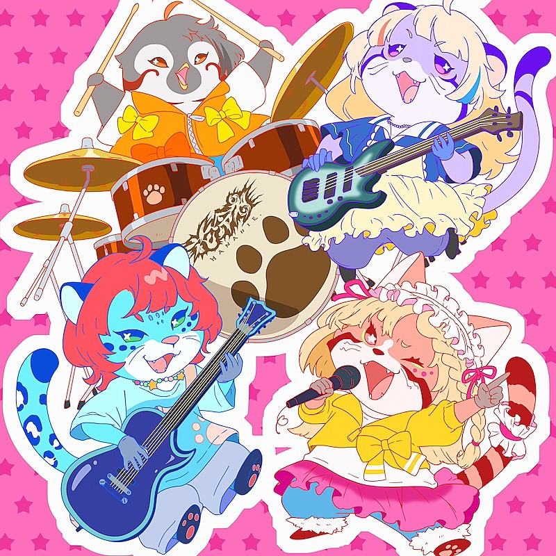 花冷え。、アニメ『あらいぐま カルカル団』主題歌「かるガルEveryday!!」7/18配信リリース決定