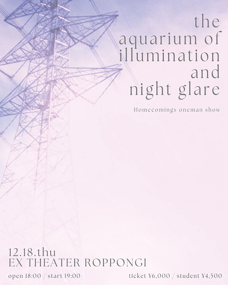「【Homecomings &quot;the aquarium of illumination and night glare&quot;】」3枚目/3