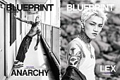 「ANARCHY＆LEXがW表紙を飾る『BLUEPRINT THE MAGAZINE VOL.2』8月発売」1枚目/1