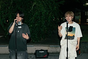 「尾崎匠海＆藤牧京介（INI）、全国各地の路上ライブで歌を届ける」