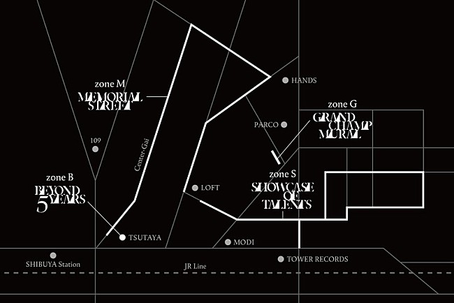 「「BMSG STREET GALLERY」マップ」6枚目/6