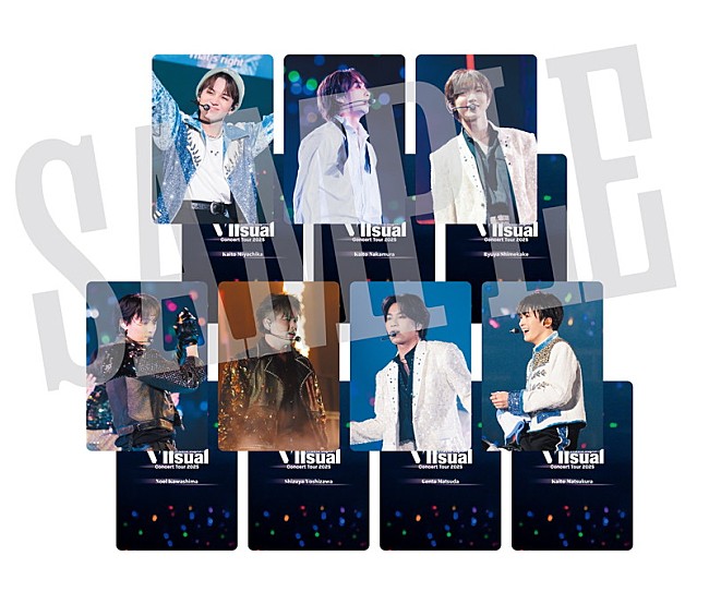 「Travis Japan LIVE Blu-ray＆DVD『Travis Japan Concert Tour 2025 VIIsual』完全生産限定盤
先着購入者特典「トレーディングカード7種セット」」3枚目/8