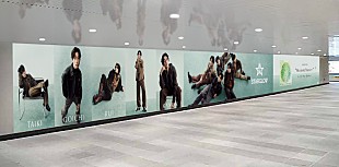 「STARGLOW、特大ビジュアルが渋谷駅に登場」