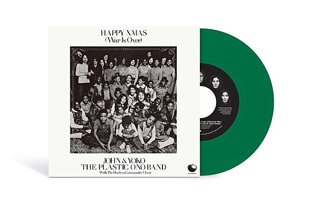 「ジョン＆ヨーコ／ポール・マッカートニー、定番クリスマス・ソング2曲がカラー・ヴィニールで発売」1枚目/2