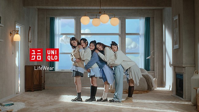 「ILLIT、ユニクロのウェブCMに初登場　店内放送やTikTok企画など続々展開」1枚目/10