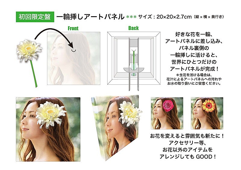 「倉木麻衣 B面ベストアルバム『Mai Kuraki B-Side BEST ～This is Our life～』
初回限定盤「一輪挿しアートパネル」」2枚目/2