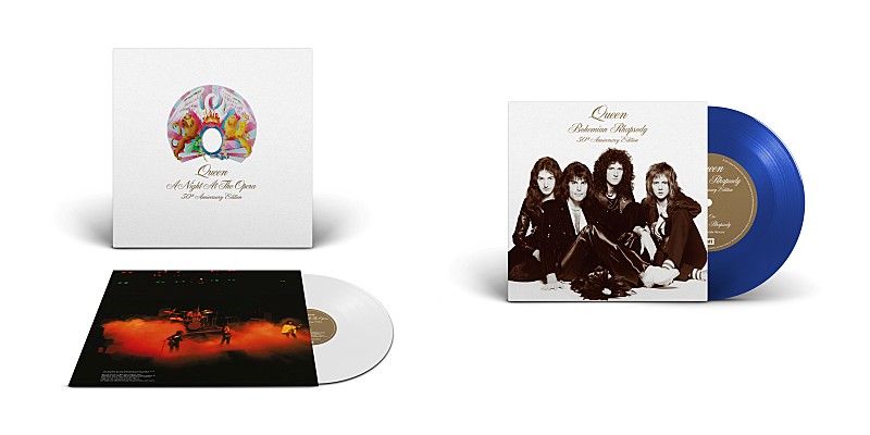 「クイーン、名盤『オペラ座の夜』&名曲「ボヘミアン・ラプソディ」50周年記念アナログ盤が発売決定」1枚目/3