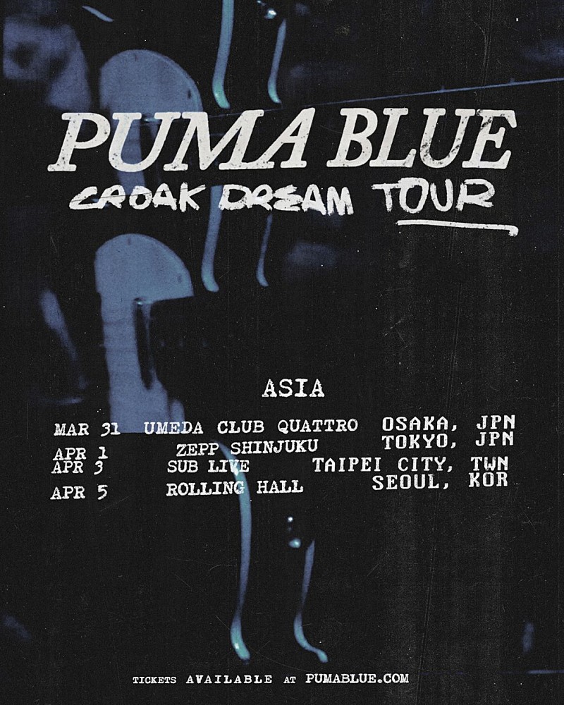 「プーマ・ブルー、2026年ジャパン・ツアー決定」1枚目/1