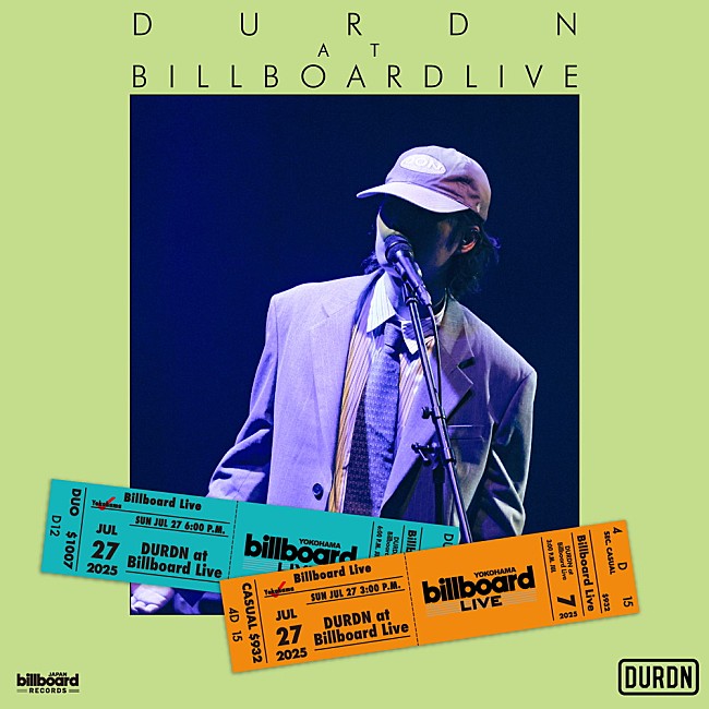 「DURDN、自身初のビルボードライブ公演を収めたライブ盤リリース　新体制発表曲も」1枚目/2