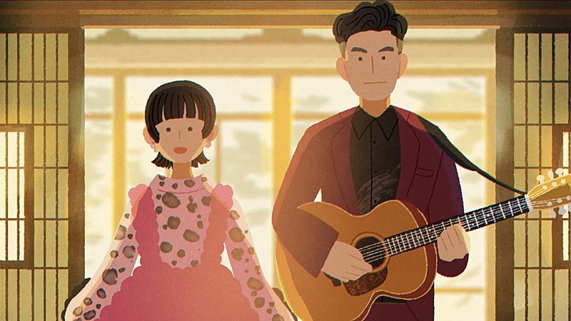 「ハンバート ハンバート、朝ドラ『ばけばけ』主題歌「笑ったり転んだり」MV公開」1枚目/5