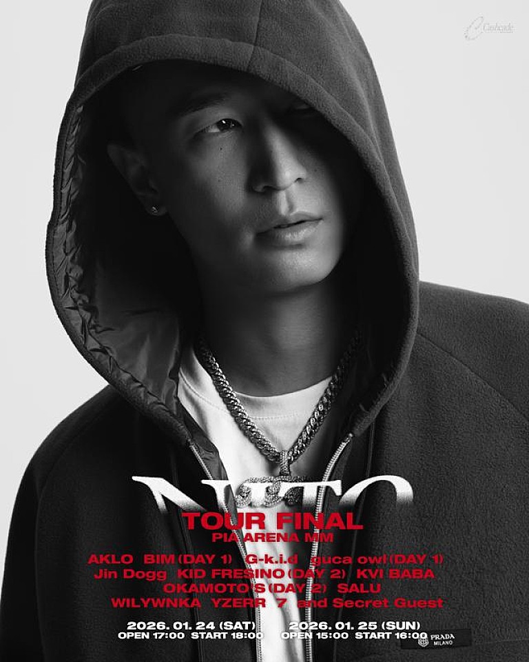 KEIJU「KEIJU、【N.I.T.O. TOUR FINAL】ぴあアリーナMM 2DAYS公演第2弾ゲストアーティスト発表」