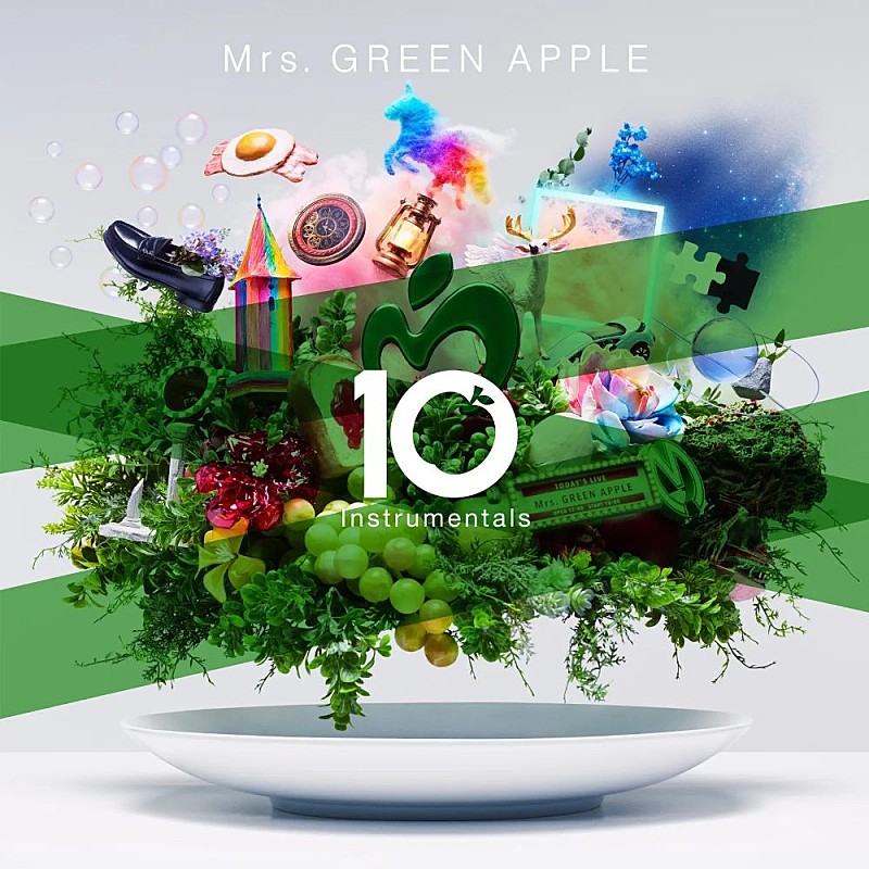 「【先ヨミ・デジタル】Mrs. GREEN APPLE『10 -Instrumentals-』DLアルバム首位走行中　A.B.C-Zが追う」1枚目/1