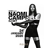 「ナオミ・キャンベル、来日DJセットが1/24に決定」1枚目/1