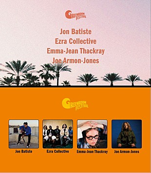 「【GREENROOM FESTIVAL’26】第1弾出演アーティスト発表　John Batiste／Ezra Collectiveら出演決定」