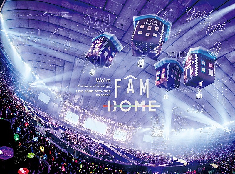 「timelesz LIVE Blu-ray＆DVD『We're timelesz LIVE TOUR 2025-2026 episode 1 FAM DOME』
初回限定盤三方背BOX」2枚目/3