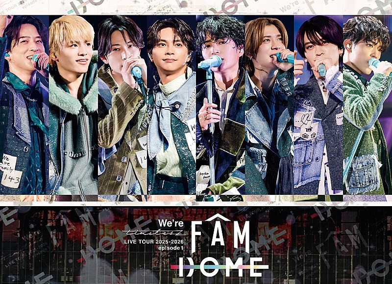 「timelesz LIVE Blu-ray＆DVD『We're timelesz LIVE TOUR 2025-2026 episode 1 FAM DOME』
初回限定盤デジパック」3枚目/3