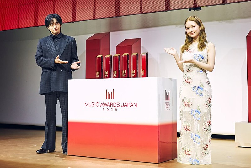 「【MUSIC AWARDS JAPAN 2026】各部門ノミネート作品を発表　アンバサダーの中島健人／畑芽育が期待を寄せる」1枚目/10
