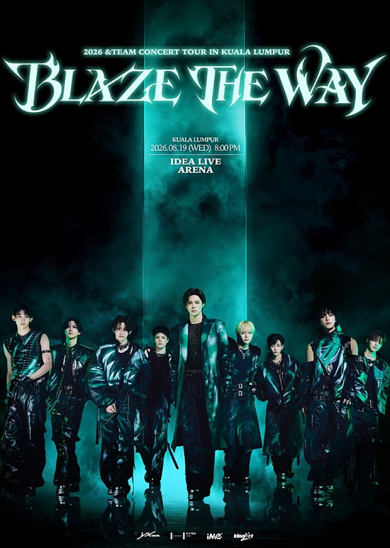 「&amp;TEAM、アジアツアー【BLAZE THE WAY】追加公演で初のクアラルンプールへ」1枚目/1
