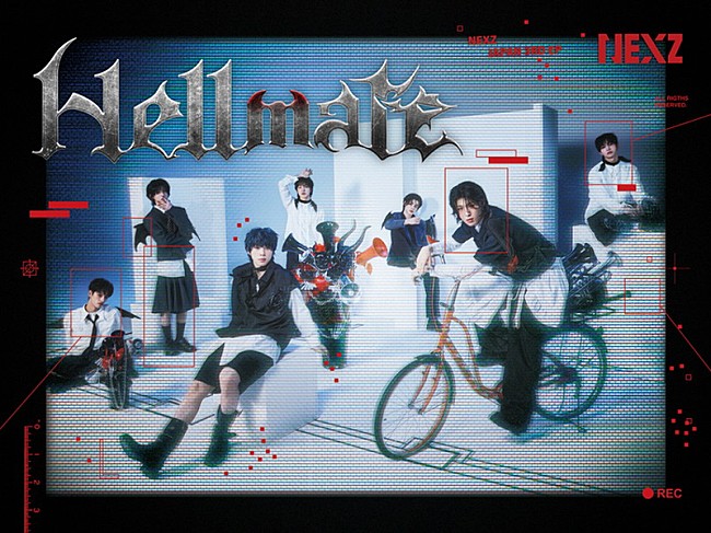 「NEXZ、日本3rd EP『Hellmate』6月リリース　ジャケットのテーマは “ヤンチャな青春応援団”」1枚目/3