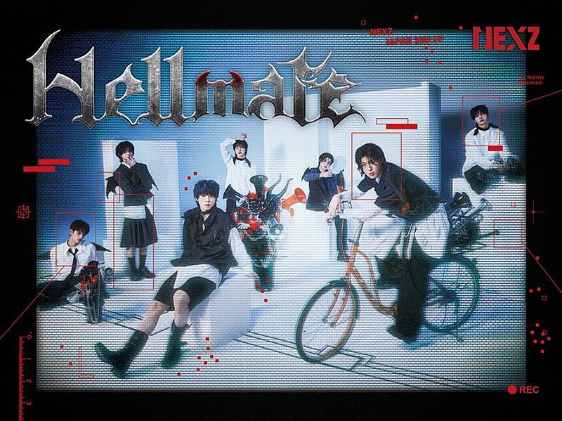 「NEXZ、日本3rd EP『Hellmate』6月リリース　ジャケットのテーマは “ヤンチャな青春応援団”」1枚目/3