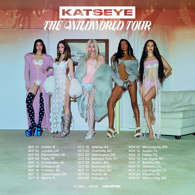 「KATSEYE、ニューEP『ワイルド』を引っ提げたワールド・ツアー開催を発表」1枚目/2