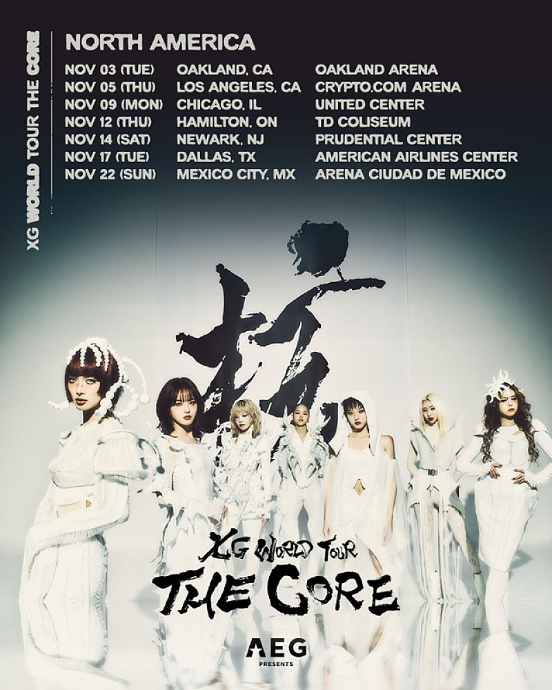 「【XG WORLD TOUR: THE CORE】＜NORTH AMERICA＞」2枚目/3