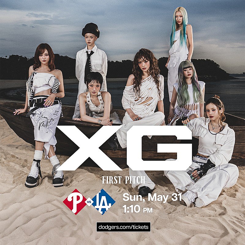 「XG【ロサンゼルス・ドジャース対フィラデルフィア・フィリーズ】始球式告知画像」3枚目/3